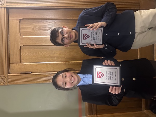 Public speaking students at Harvard debate tournament quarterfinals